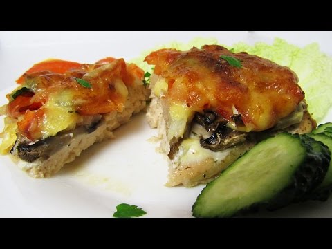 Video: How To Cook Chicken Breast With Mushrooms And Cheese In The Oven