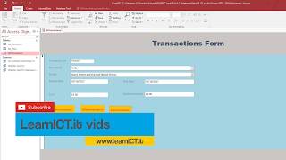 Database Series 7. Creating forms