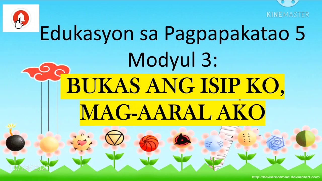 Kasabihan Sa Pag Aaral ESP 5: Module 3: Kawilihan at Positibong Saloobin sa Pag-aaral - YouTube