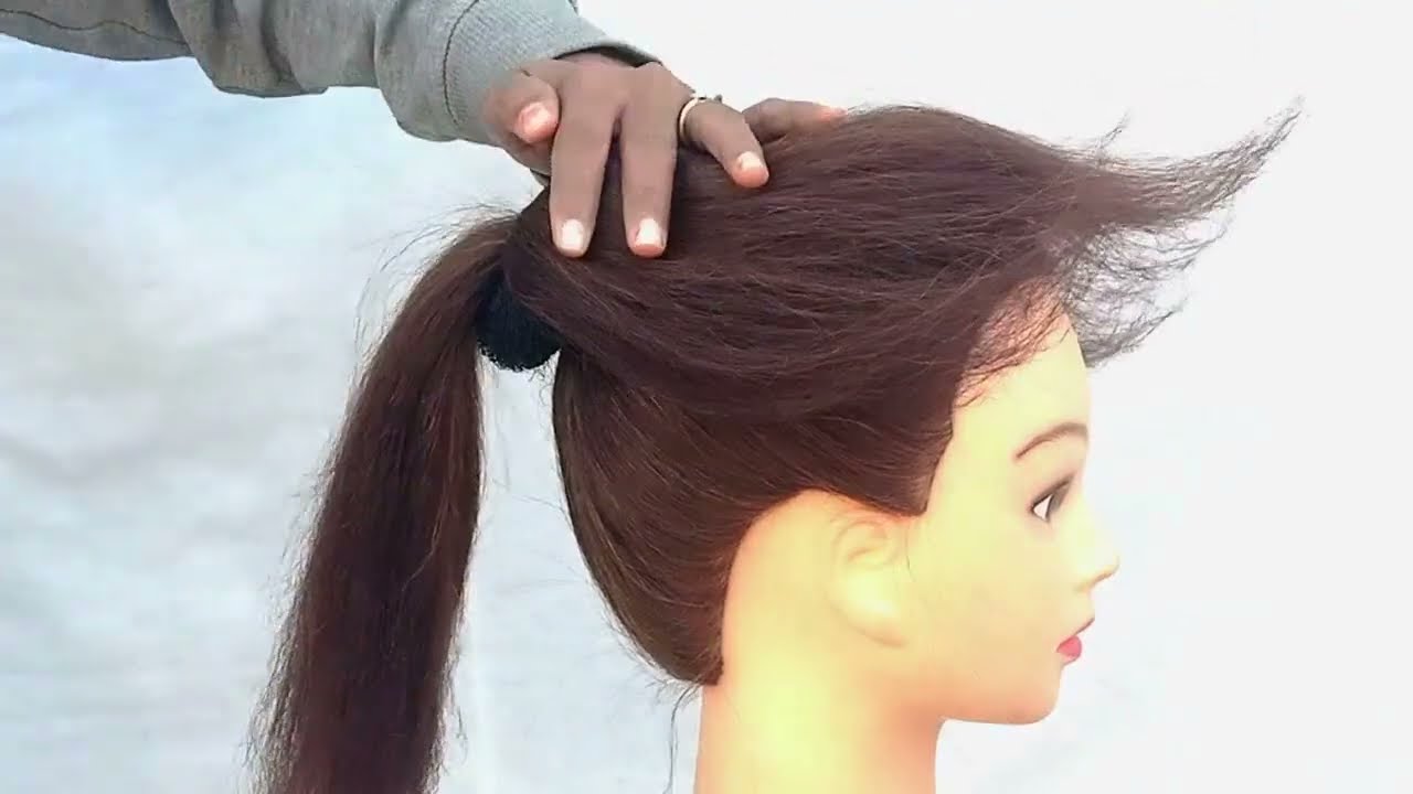 Simple Easy Bun Juda Hairstyle Girls Bun Juda Hairstyle For