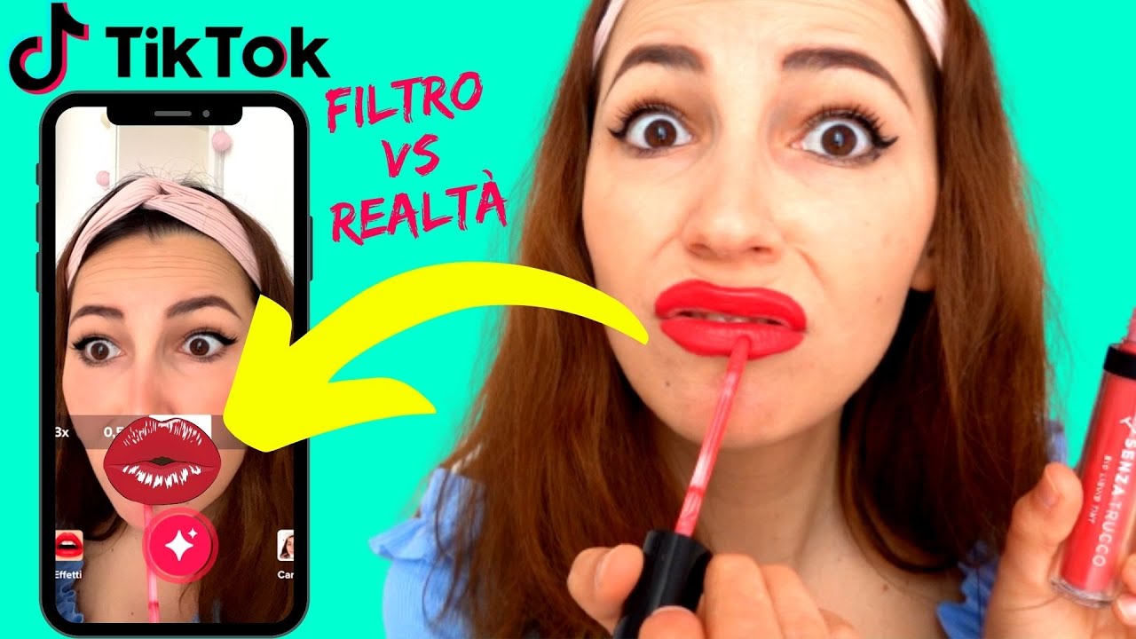MI TRUCCO COME I FILTRI TIKOTOK!