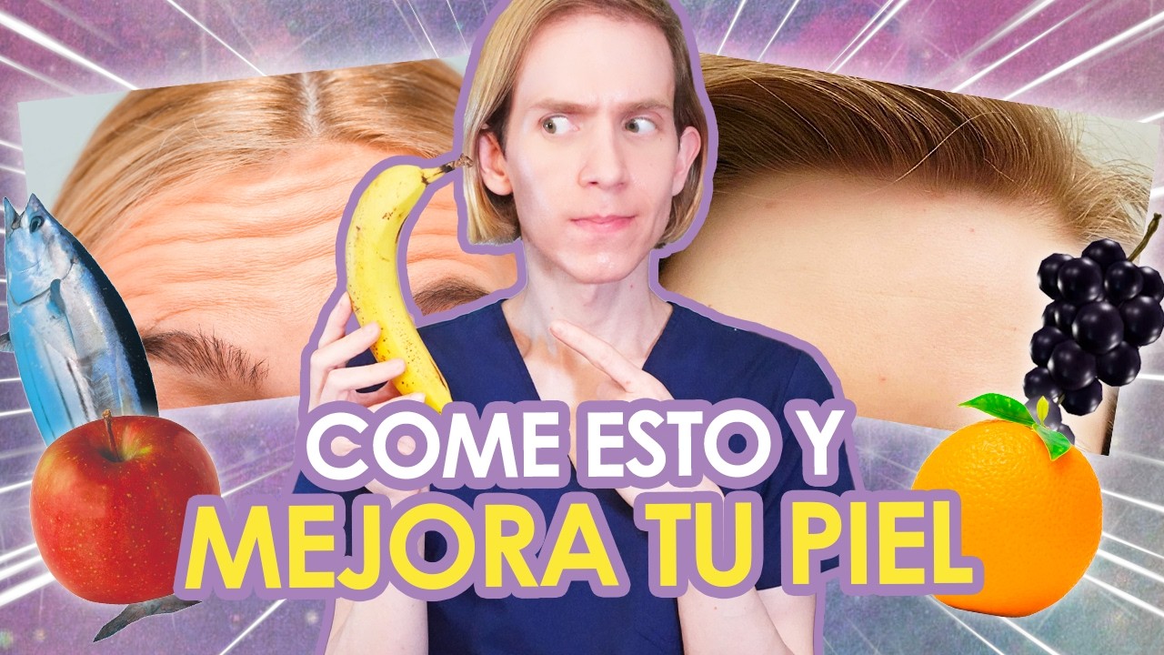 ALIMENTOS para AUMENTAR el COLAGENO de LA PIEL - MENOS ARRUGAS COMIENDO ESTO - Simon Scarano