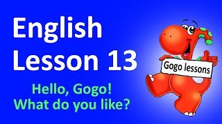 English Lesson 13 - What do you like? This or That Sing-along. Counting.