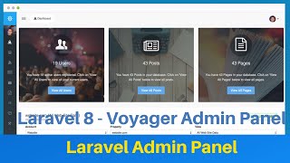 Laravel Admin Panel Full Course | Voyager Admin Panel | Laravel Tutorial