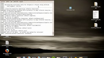 Example about Testing using Selenium and Maven [http://vitopolis.wordpress.com].avi