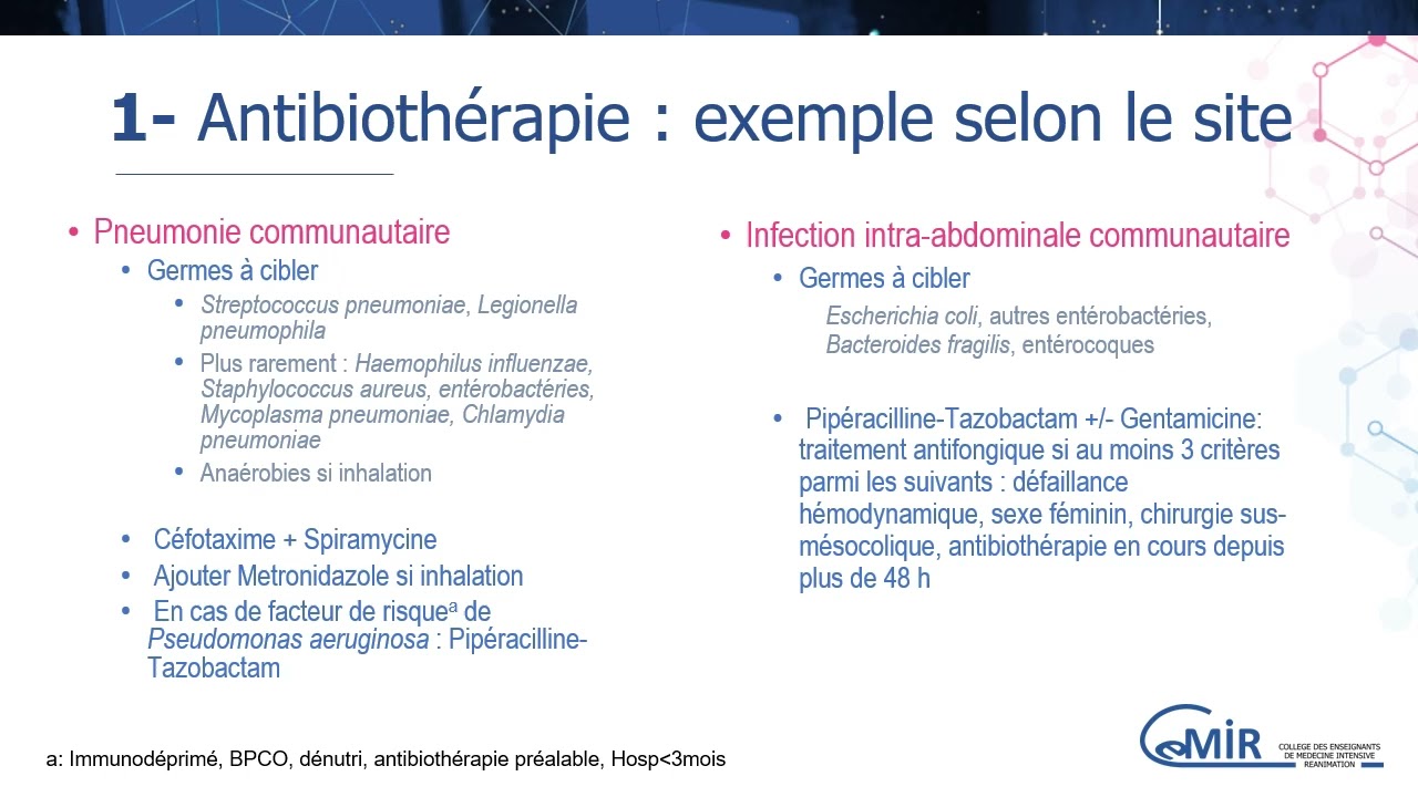 3 11 3 Sepsis : prise en charge