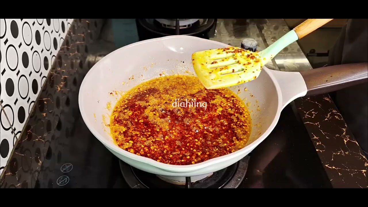 CHILI OIL HANDMADE #fypyoutube #youtubevideo #youtubemasak 