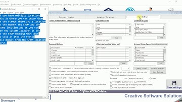 jStock POS Important Settings