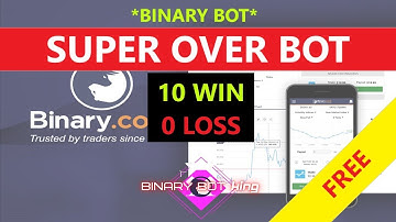 Super Over Binary Bot | 0 Loss | Earn 20$ in 50 Minutes | Free Download | Binary Bot King