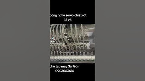MÁY CHIẾT RÓT NƯỚC TƯƠNG BẰNG CÔNG NGHỆ SERVO.