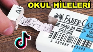 TİK TOK BASİT OKUL HİLELERİNİ TEST ETTİM - SCHOOL HACKS  - OYUNCAK HEDİYE TV