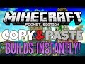 COPY & PASTE BUILDS INSTANTLY on MCPE  - Creation Share for Minecraft PE (Pocket Edition)