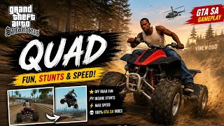 GTA San Andreas Mobile QUAD Cheat Code 😎 #GTAMobile