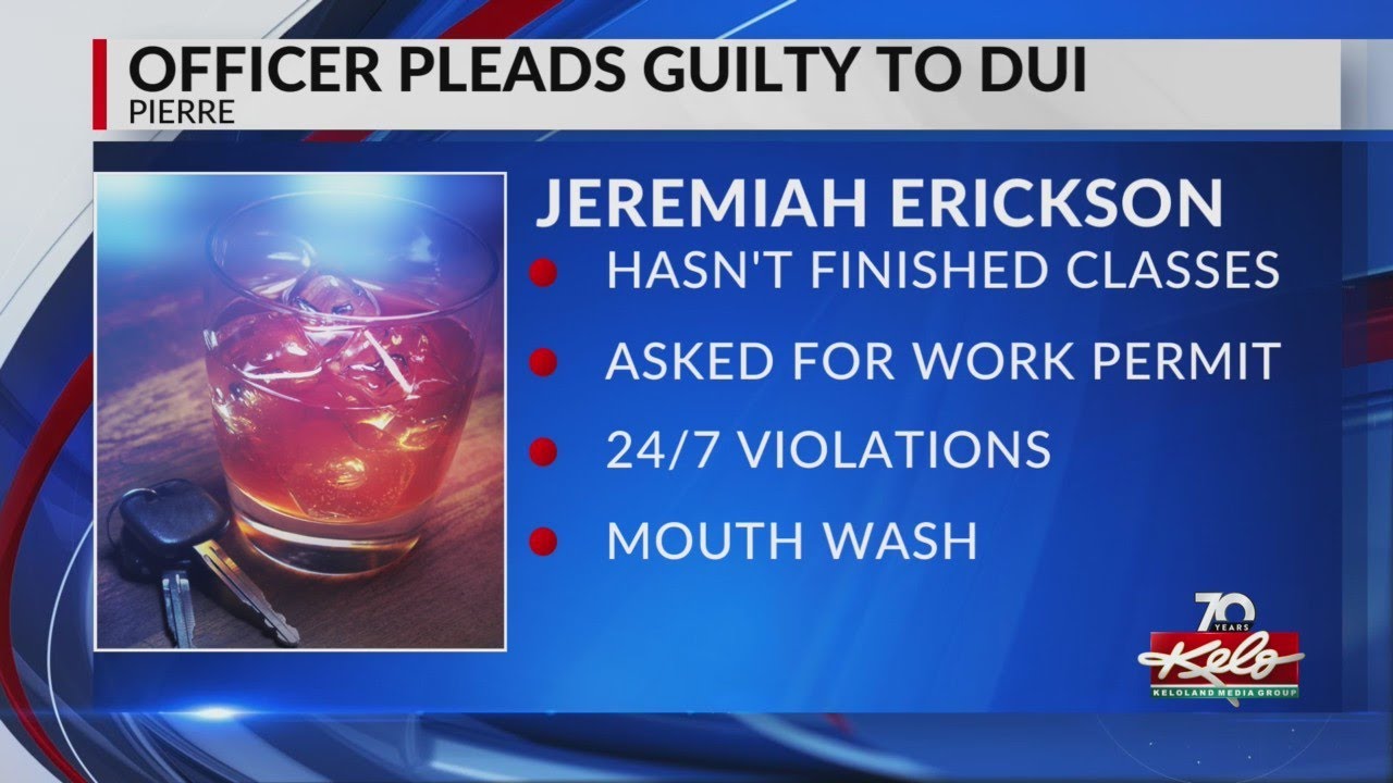 Pierre police officer pleads guilty to DUI - YouTube