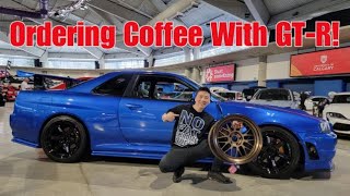 Trying To Order Coffee In The GT-R!