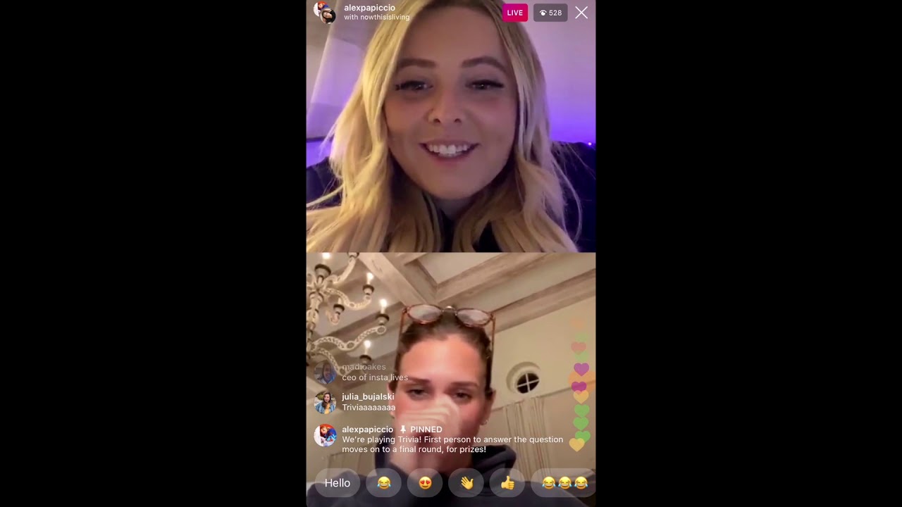 Shannon Beveridge & FLETCHER Instagram live (April 27) YouTube