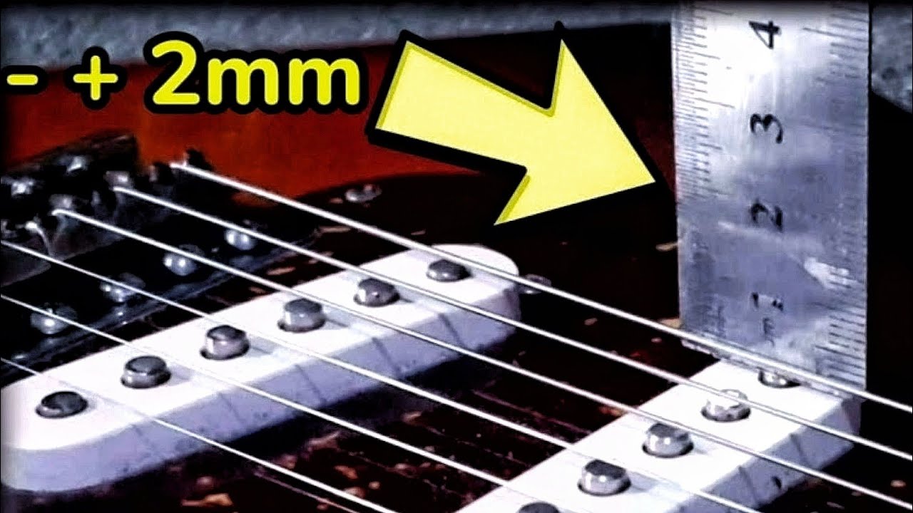 Setting jarak ideal ketinggian pickup gitar single coil stratocaster