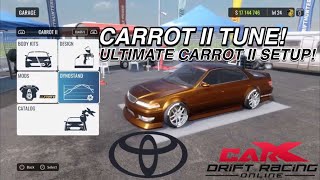 CARROT II ULTIMATE DRIFT TUNE SETUP CARX DRIFT RACING ONLINE