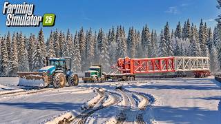 FS25 Heavy Equipment Oil Rig Move! (Ft. Wikky Plays & FearsomeRhino)