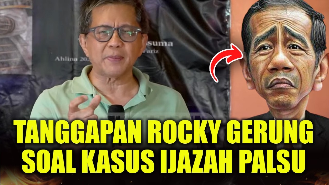 ROCKY GERUNG : KOMENTARI IJAZAH JOKOWI, 
