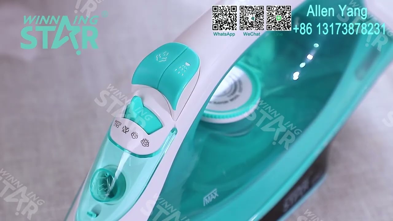 Winning Star St-6101 Professional 2200w Steam Iron – Ceramic Soleplate