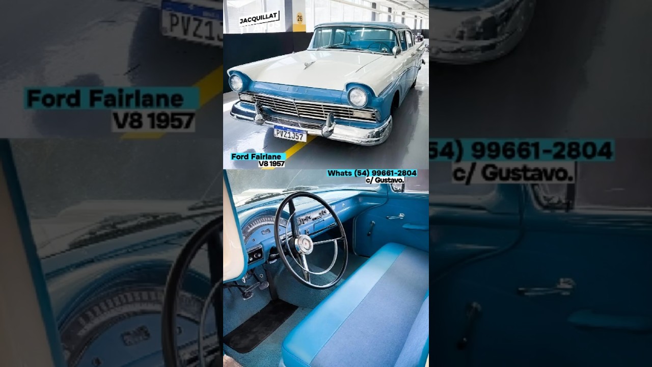 🔥 [VENDIDO] Ford Fairlane V8 1957 (Jacquillat/Classificados)