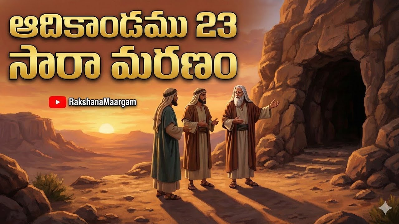 ఆదికాండము 23: సారా మరణం - మక్పేలా గుహ Death of Sarah: The First Land Owned