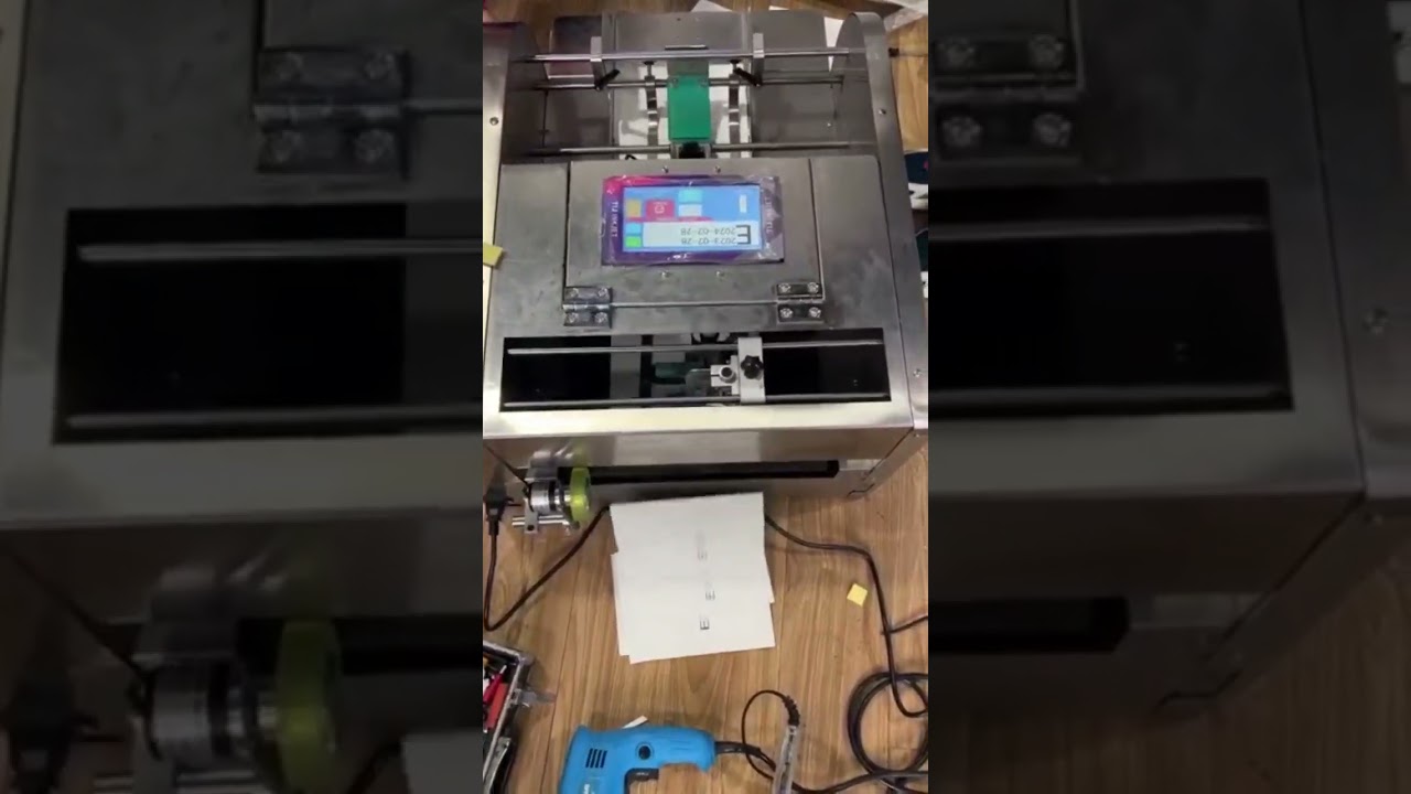 Integrated inkjet machine, feeder machine + inkjet printer. convenient and practical 