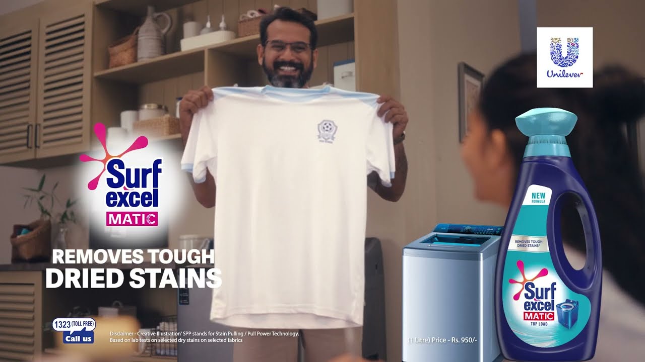 New Surf Excel Matic, No more doubts, just spotless laundry! (English Version)