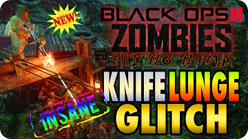 BO3 Zombie Glitches: New! Shi No Numa Knife Lunge Zombie Pile-Up Glitch - Zombie Chronicles