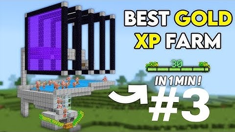 NEW BEST GOLD XP FARM in 1.21 Minecraft Bedrock! Party 3