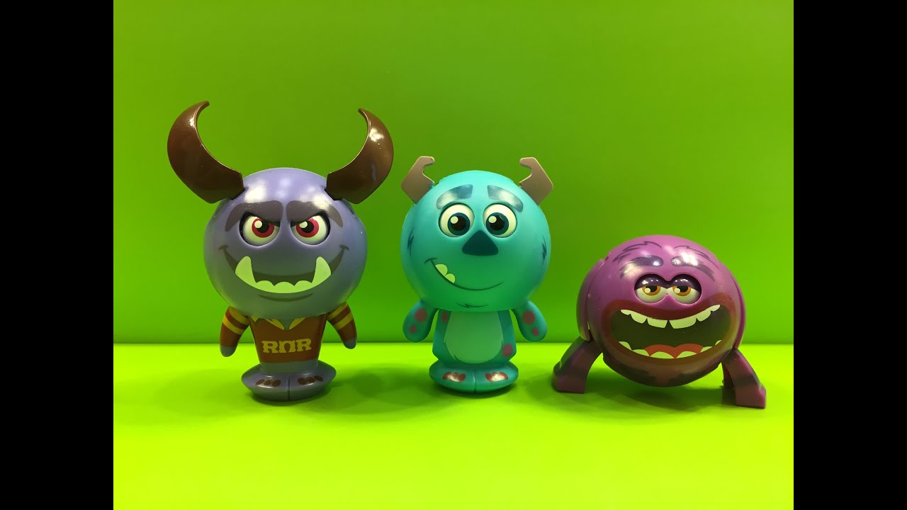 JUCARII DIN FILMUL DISNEY UNIVERSITATEA MONSTRIILOR SULLY, ART AND JOHNNY DE JUCARIIDISNEY - YouTube