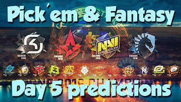 ESL One Cologne 2016 - Pick