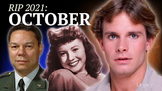 R.I.P. October 2021: Celebrities & Newsmakers Who Died | Legacy.com