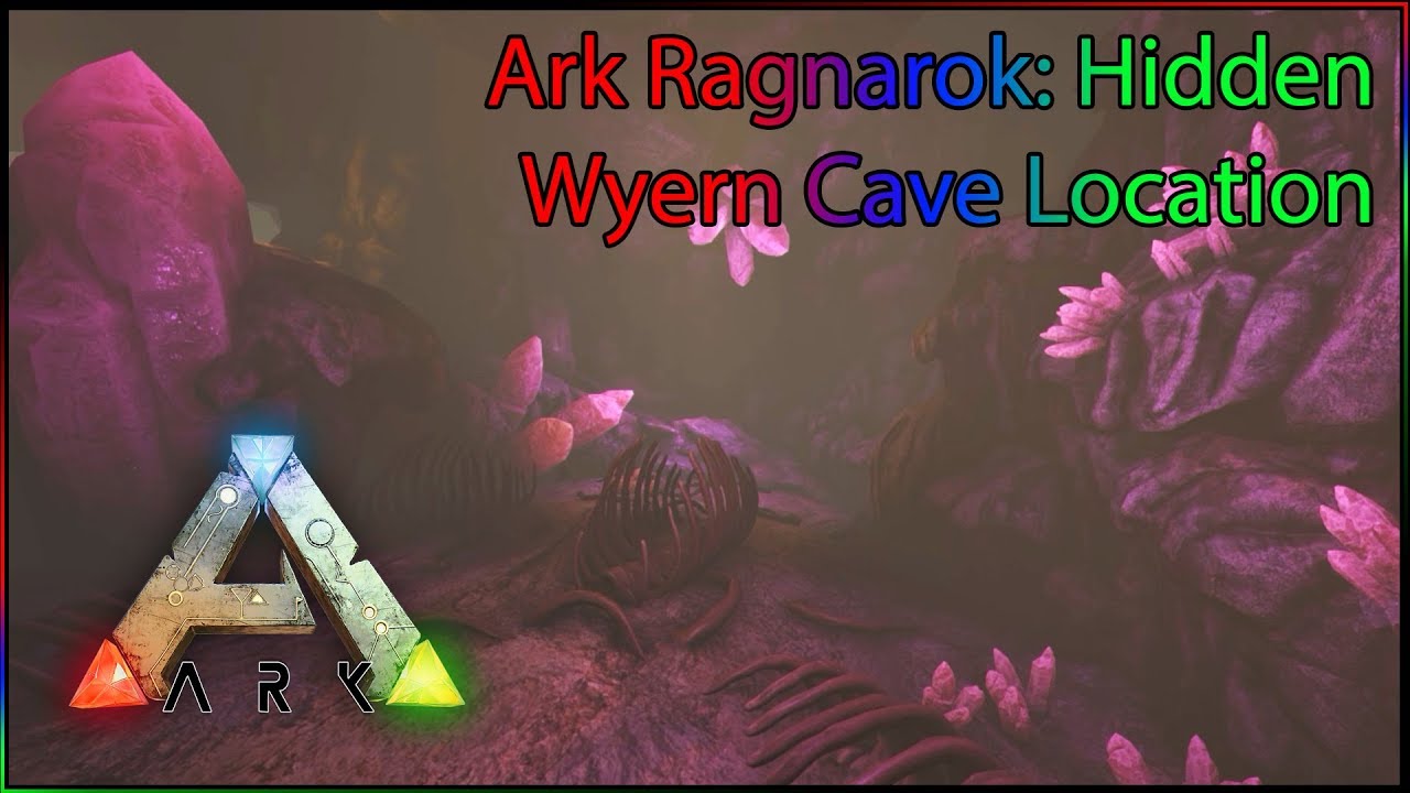 Ark Ragnarok Hidden Wyern Cave Egg Spawn Location Exploration Youtube