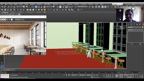 3DsMax Tutorials, Learn 3D Modeling a Restaurant Interior from Scratch in 3dsmax ( Part 2)