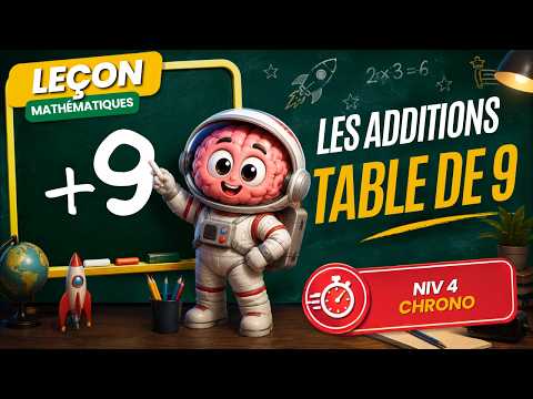 Additions — Additions - Table de 9 | Niveau 4 - Chrono | Mathématiques