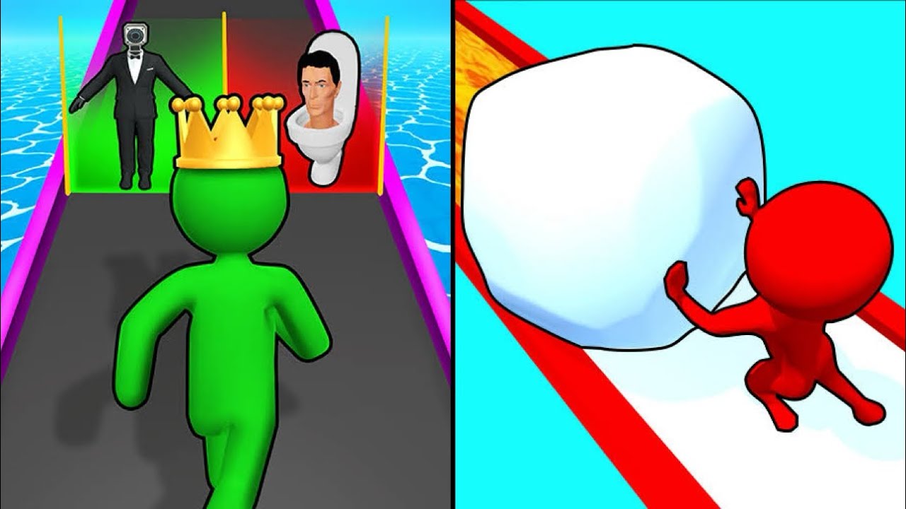 Giant Rush 🆚 Snow Race Walkthrough Android IOS 2025 New Gameplay TR1