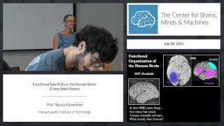 Prof. Nancy Kanwisher - Functional Specificity in the Human Brain: A Very Brief History