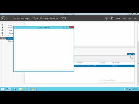 How To Remove An ISCSI Target On Windows Server 2012 R2