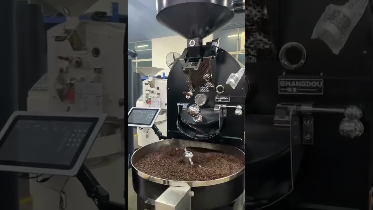 SD-12kg pro fully automatic coffee roaster! Repeat roastimg profiles automatically! www.oroast.com