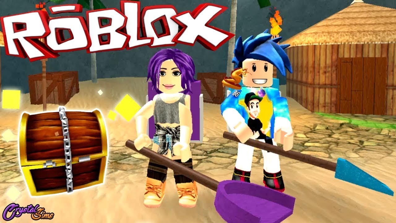 Encontramos Los Tesoros Enterrados Treasures Hunt Simulator Roblox Crystalsims Youtube - buscando gemas en treasure hunt simulator roblox crystalsims