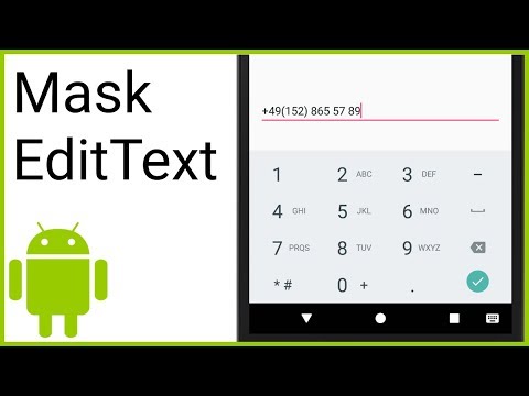 Mask EditText Library - Android Studio Tutorial