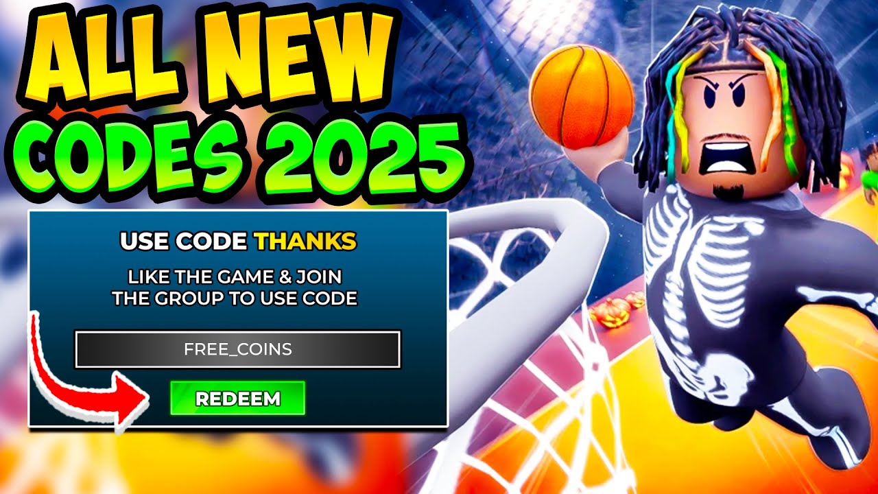 ВСЕ РАБОЧИЕ КОДЫ АРКАДНОГО БАСКЕТБОЛА ROBLOX — все новые коды аркадного баскетбола 2025 года! (ОБ...