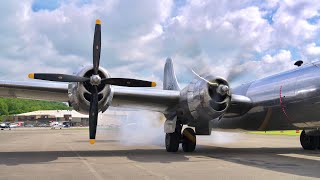 (4K) B-29 Superfortress "Doc" Startup | View #2