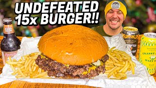 Undefeated Supersized Smash Burger Challenge in Green Bay, Wisconsin!!