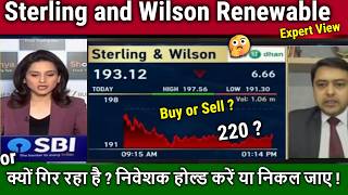 Sterling and Wilson Renewable energy latest news,SW solar share Analysis/sw solar share target