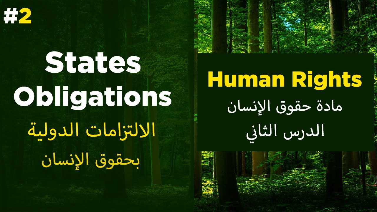 Human Rights | الالتزامات الدولية بحقوق الإنسان