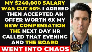 My $240,000 Salary Was Cut in Half. I Agreed—Then Accepted a 6X Package. HR Called That Night