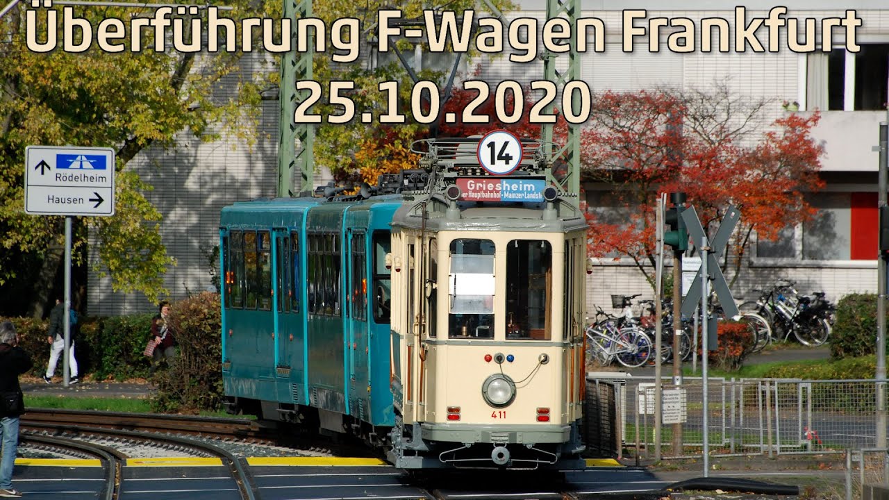 Überführung F-Wagen Frankfurt (mit Fahrzeugparade)